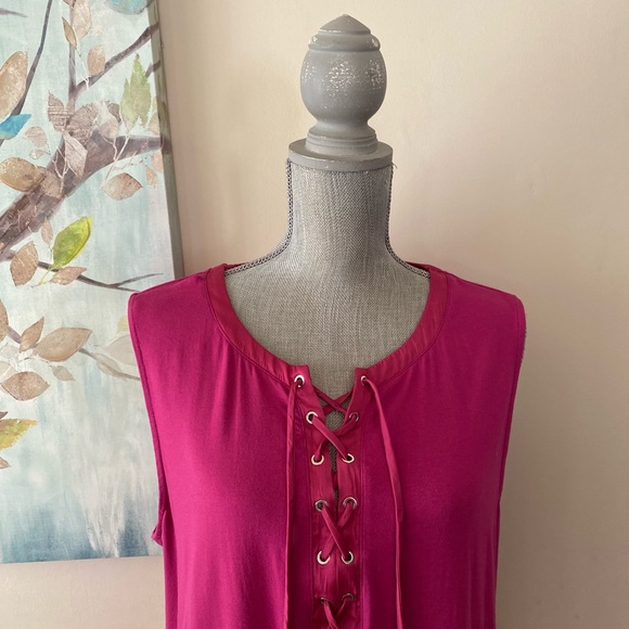 JM COLLECTION SLEEVELESS 🩷TOP🩷 SIZE EXTRA LARGE 🌟EUC🌟 - Picture 3 of 11